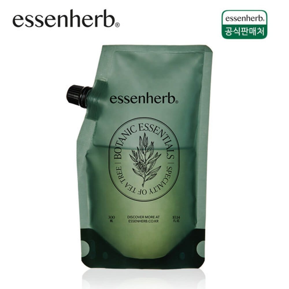 ESSEN HERB Tea Tree Deep Clean Scalp Hair Loss Care Shampoo Refill 300ml/Scalp Soothing