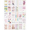Panda Road Mini Kids Tattoo Sticker 30-Sheet Set Face Painting Mask Decorating Stay-at-Home Play Water Sticker 1 Pcs N-4