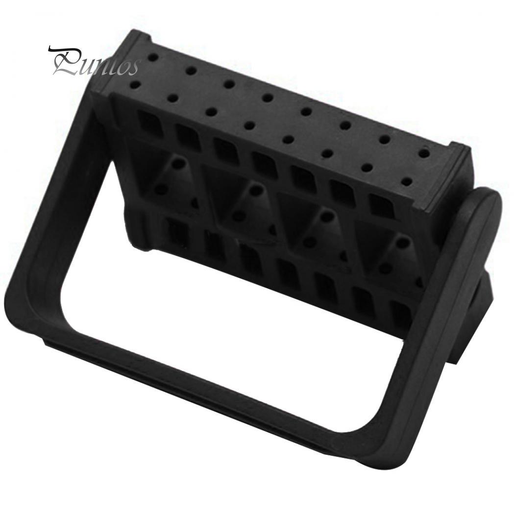 

Держатель для сверл для полировки ногтей Health Care 16 отверстий, подставка для хранения шлифовальной головки чёрный