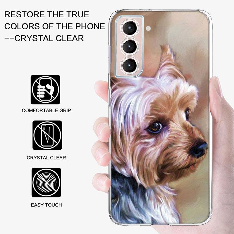 Yorkshire Terrier Dog Phone Case For Samsung A17 A56 A36 A26 A16 A55 A35 A25 A15 A05S Galaxy A71 A51 A41 A31 A21S A70 A50 A40 A3