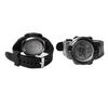 Men Electronic Watch Waterproof Large Screen Night Light Sports Watch for Outdoor Black