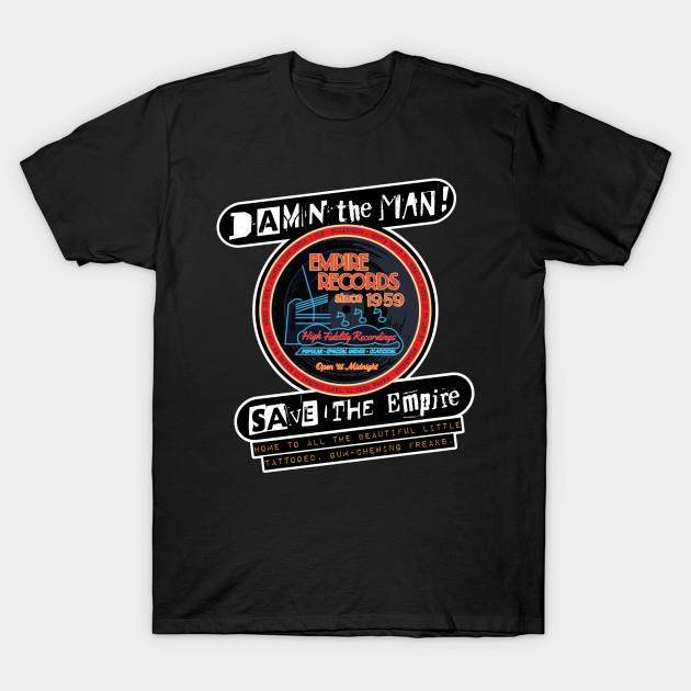 

Men Black Print T-shirt Save The Empire No-Cut Transfer Paper Print Cotton Tshirt XL чёрный