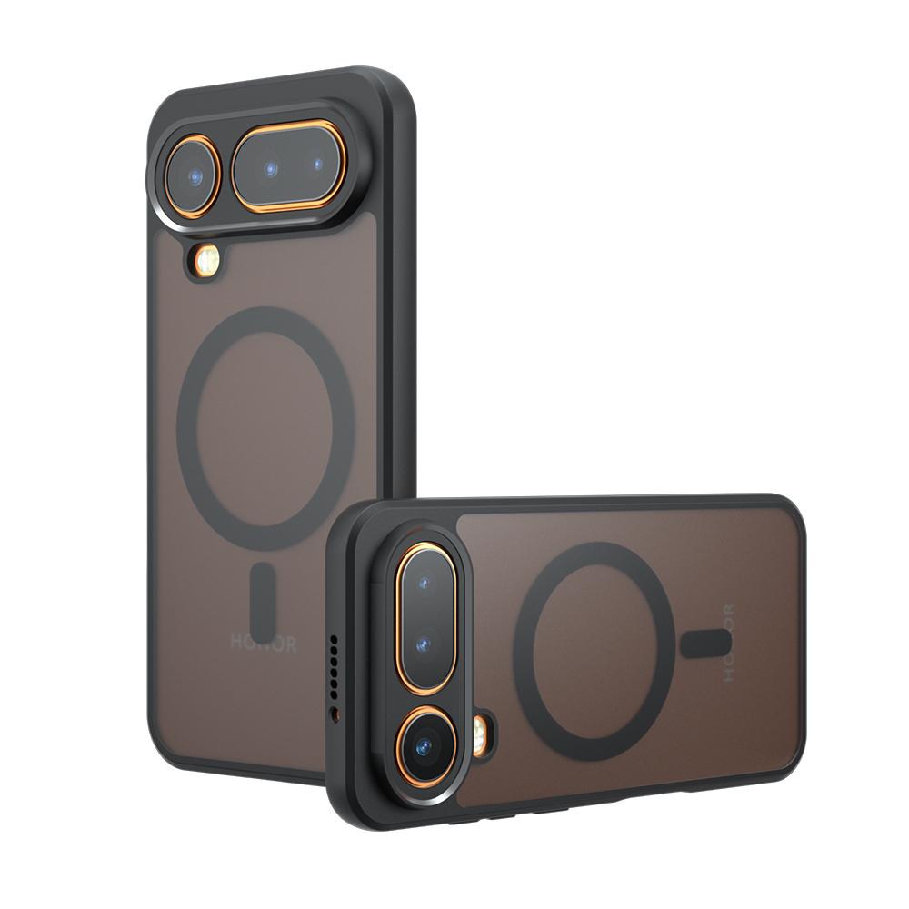 For Honor Magic 8 Pro Air Case Magnetic Matte Frosted Translucent Airbag Drop-proof Non-yellowing Anti-Fingerprint Cover