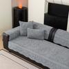 1pcs Simple Solid Color Sofa Cover Comfortable Dust-proof Anti-slip Seat Blanket Fashion Living Room L Couch Towel Protector