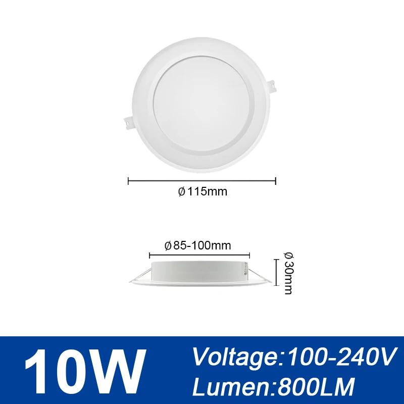 2pcs/lot LED Downlight 110V 220V Ceiling Light 17W 20W 24W Recessed Led Down Light Round Panel Light Spotlight Indoor Lighting