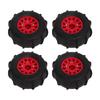 4 PCS RC Car Snow Wheels Tires Excellent Grip Thickened Weighted RC Car Accessories with 12mm 14mm 17mm Colligator
