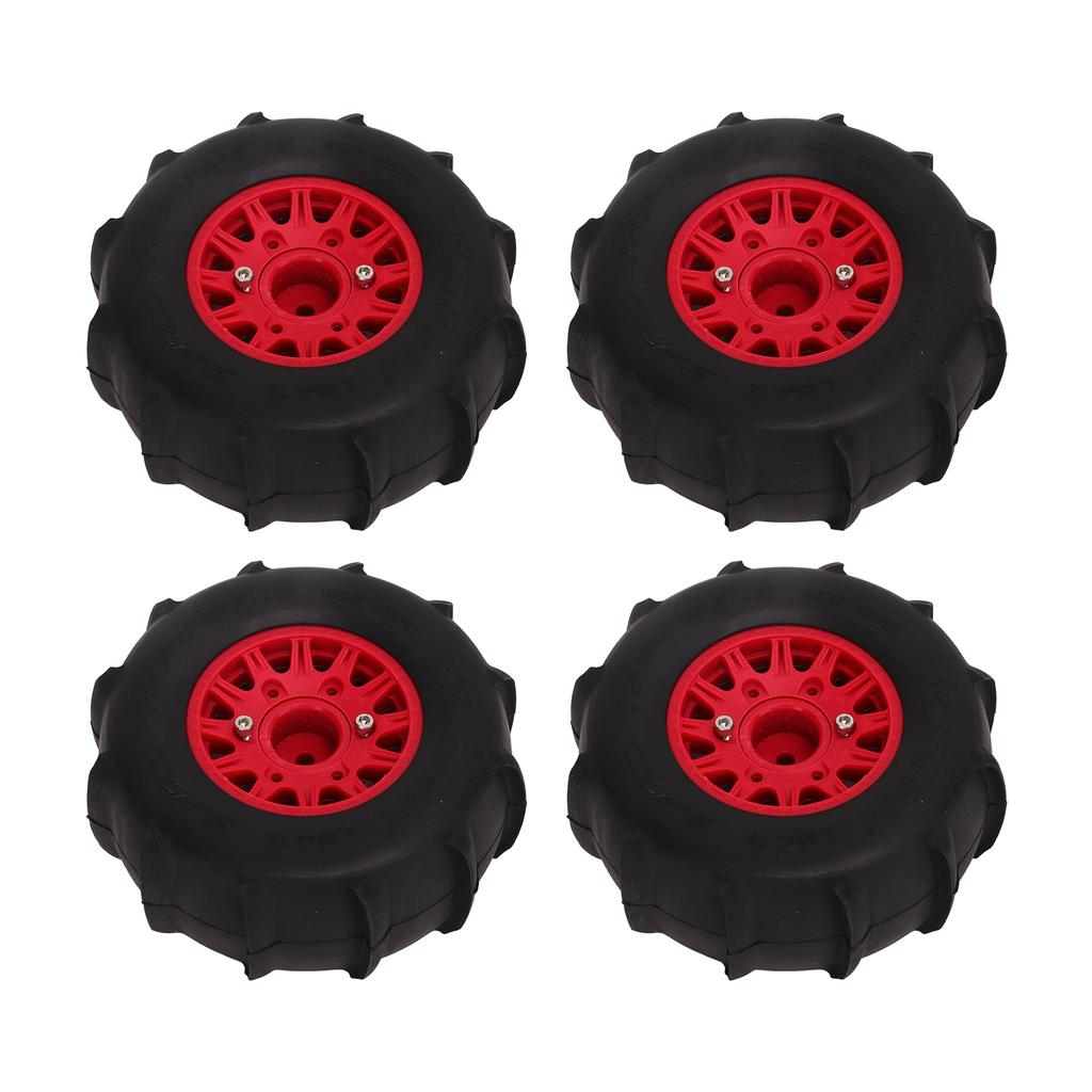 4 PCS RC Car Snow Wheels Tires Excellent Grip Thickened Weighted RC Car Accessories with 12mm 14mm 17mm Colligator