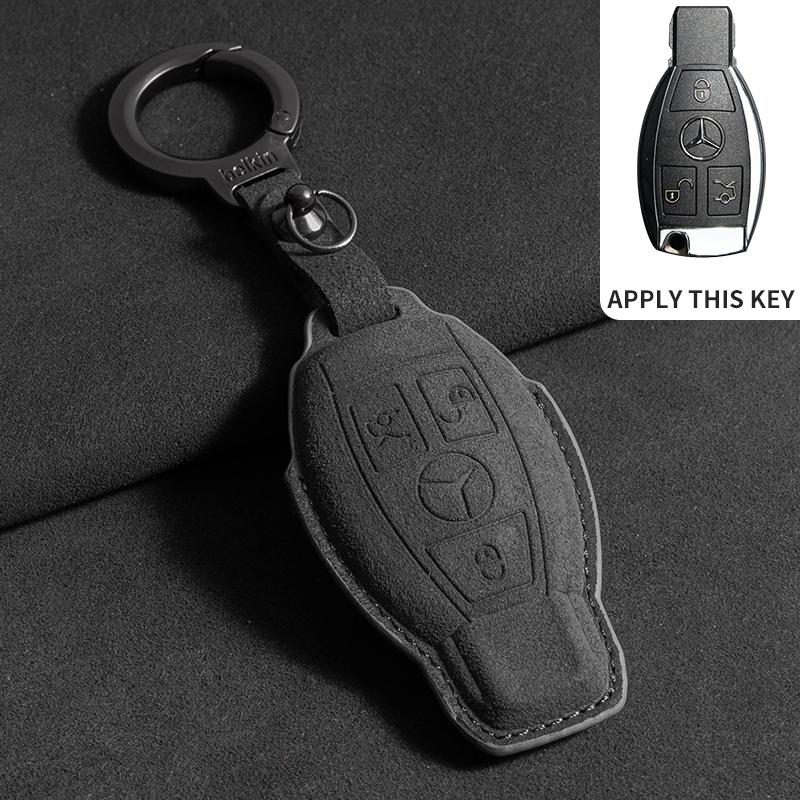 Car Key Case Cover For Mercedes Benz A B C E S Class W204 W205 W212 W213 W176 GLC CLE CLA GLB GLC GLS AMG W177 W222 Keychain UU4