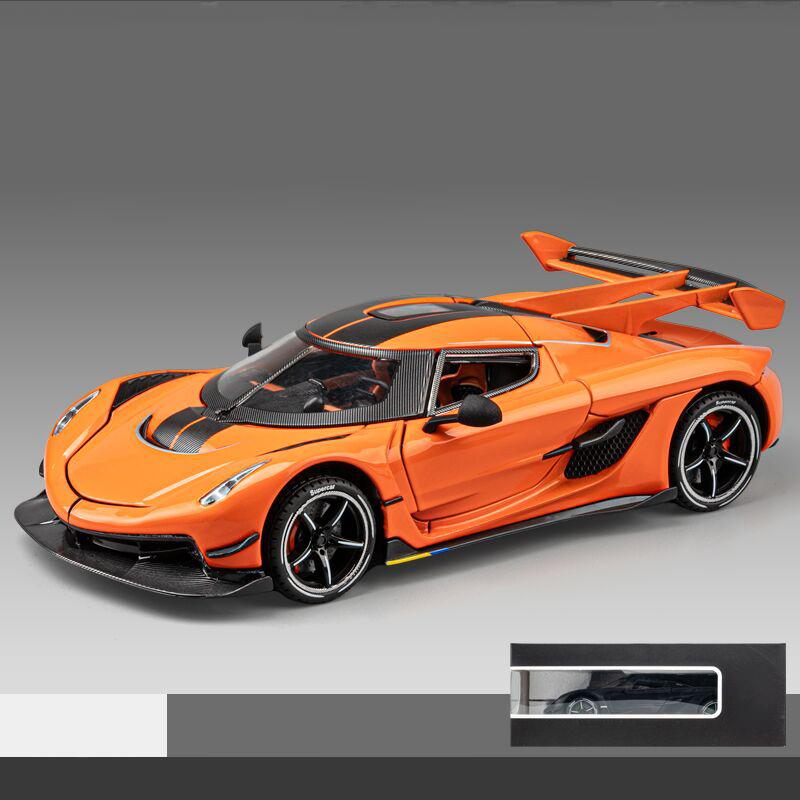 1/24 Koenigsegg Jesko Supercar Diecast Model Alloy Metal Car Classic Collections Hobbies Sentiments High Simulation Decorations Gift Friend