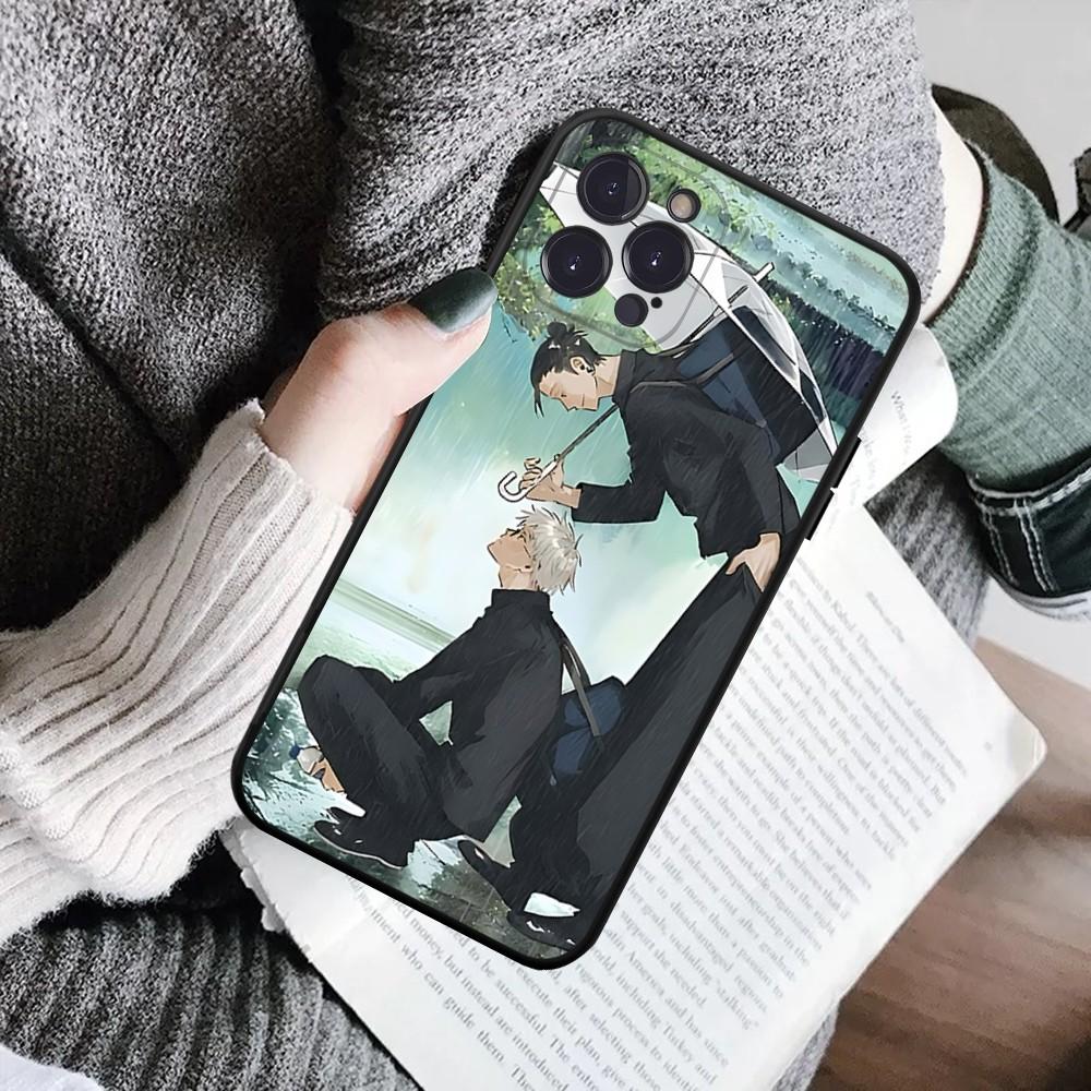 J-Jujutsu K-Kaisen Geto Gojo Anime Phone Case For IPhone 16 15 8 7 6 6S Plus X SE XR XS 14 11 12 13 Mini Pro Max Mobile Case