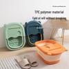 Foldable Deep Foot Bath Basin for Calves - Portable Dormitory Steam and Household Use