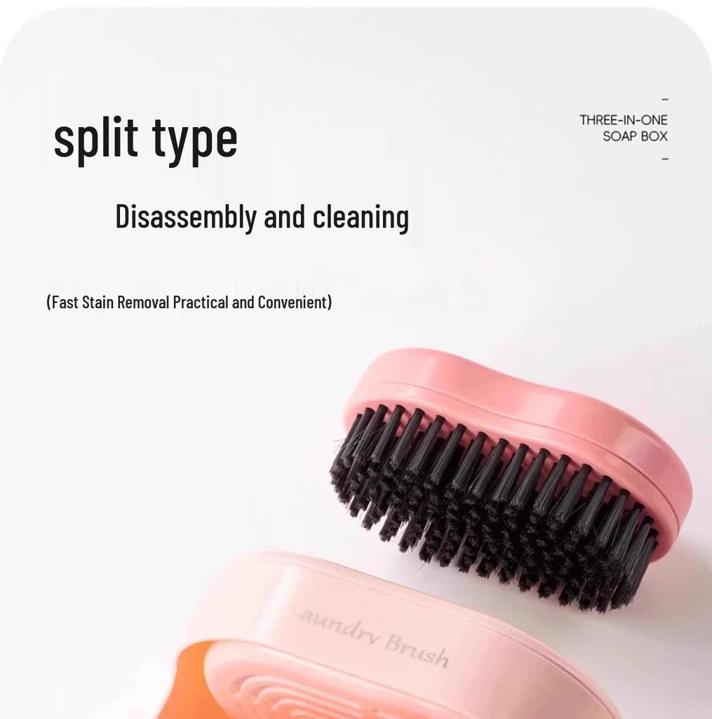 Newcomer Special: Bath Set - 3-in-1 Laundry Brush, Soap Dish, and Storage Rack