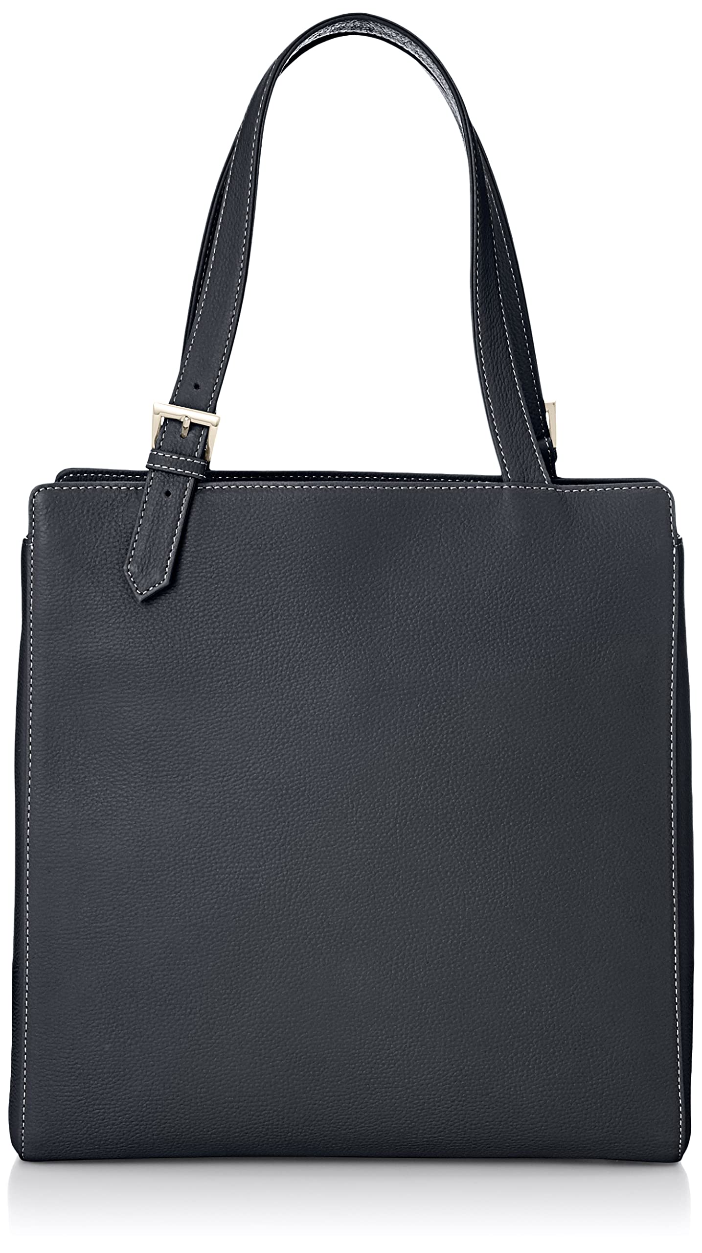 

B5 size shoulder bag Dark Stitch 10901 [Kitamura] Y-1254 Women s Blue/White [Navy]