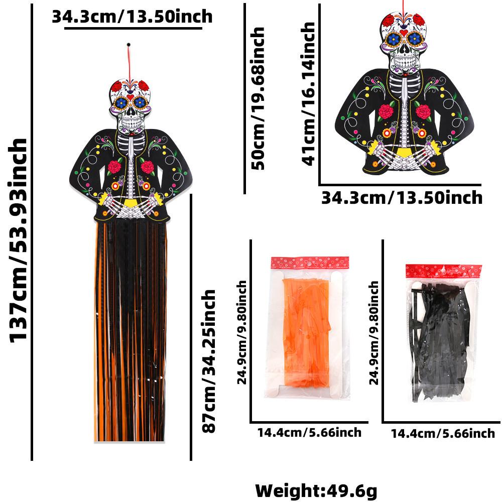 Decoracion De Patio Dia De Los Muertos Skeleton Party Decor With Tassel Hanging Ornament For Home And Garden