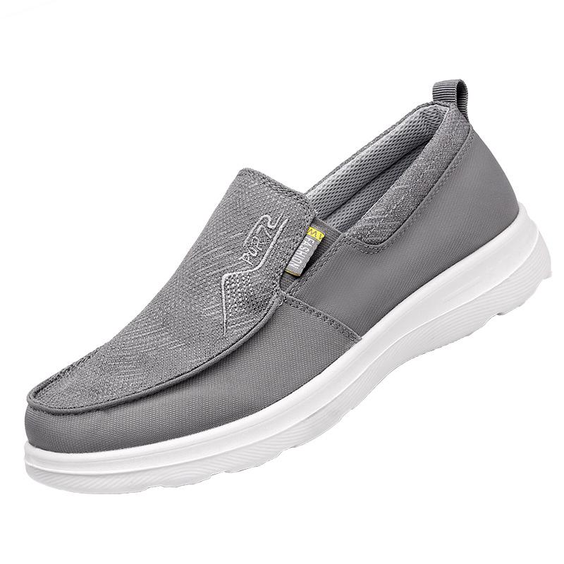 Old ******* Cloth Shoes Men's Single Shoes ****** and Autumn One-pedal Men's Casual Shoes S**t-soled Breathable Middle-aged and Elderly Father Shoes