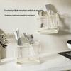 No-Drill Wall/Tabletop Drainable Chopstick Holder