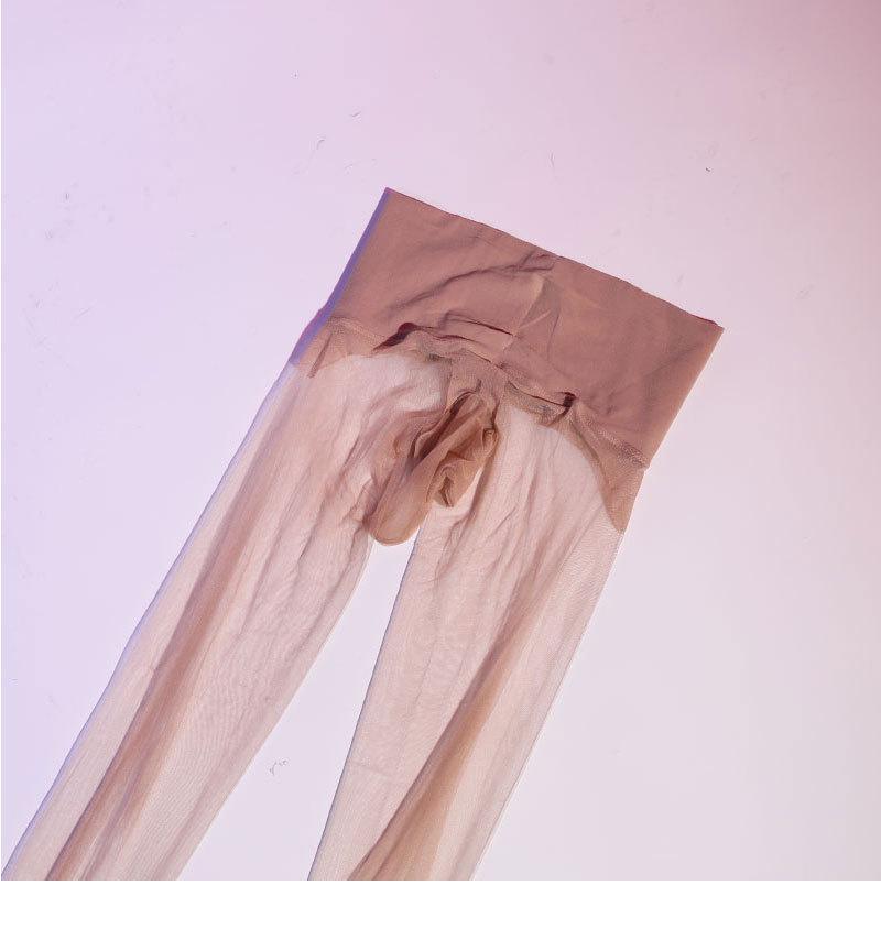 Born Silky Pánské bezešvé punčochy s pouzdrem na penis - Plus Size