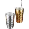 Korean Style 304 Stainless Steel Double-Walled Cup for Coffee, Beer, Tea, or Beverages.