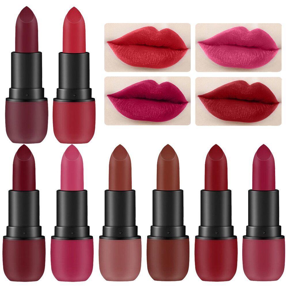Szminki Matowe Dla Dziewczyn Kobiety Wodoodporne Długotrwałe Nawilżające Makijaż