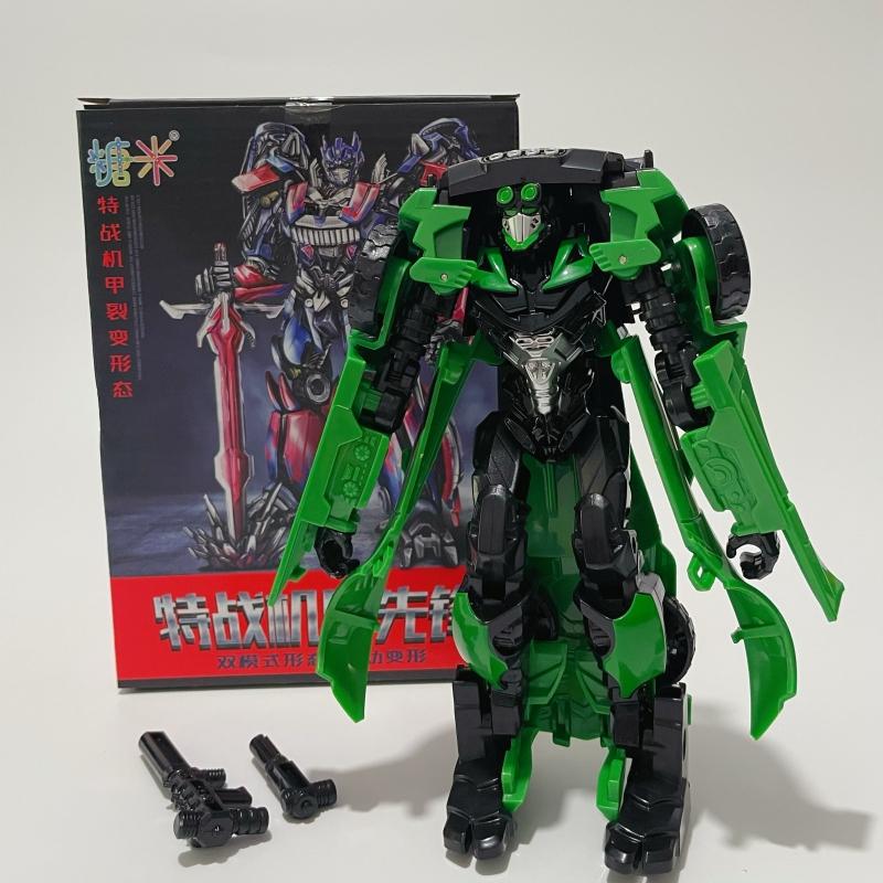 19CM Transformation Movie Toys New Cool Anime Action Figure Robot Car Engineering Model Kids Boy Gift KO 88501 Poseable Articulated Scale Detailed