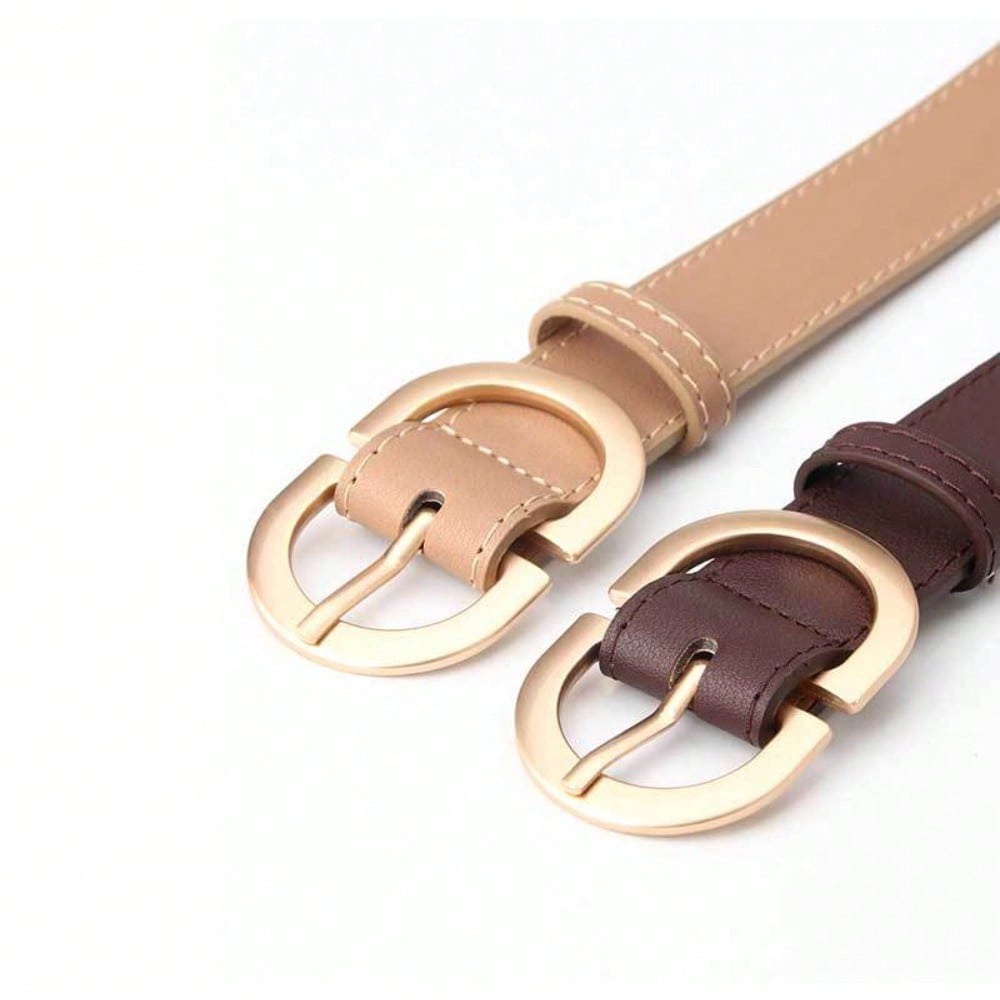 Women's Belt Women's Simple and Versatile Jeans Belt Ins Style Korean Version Casual