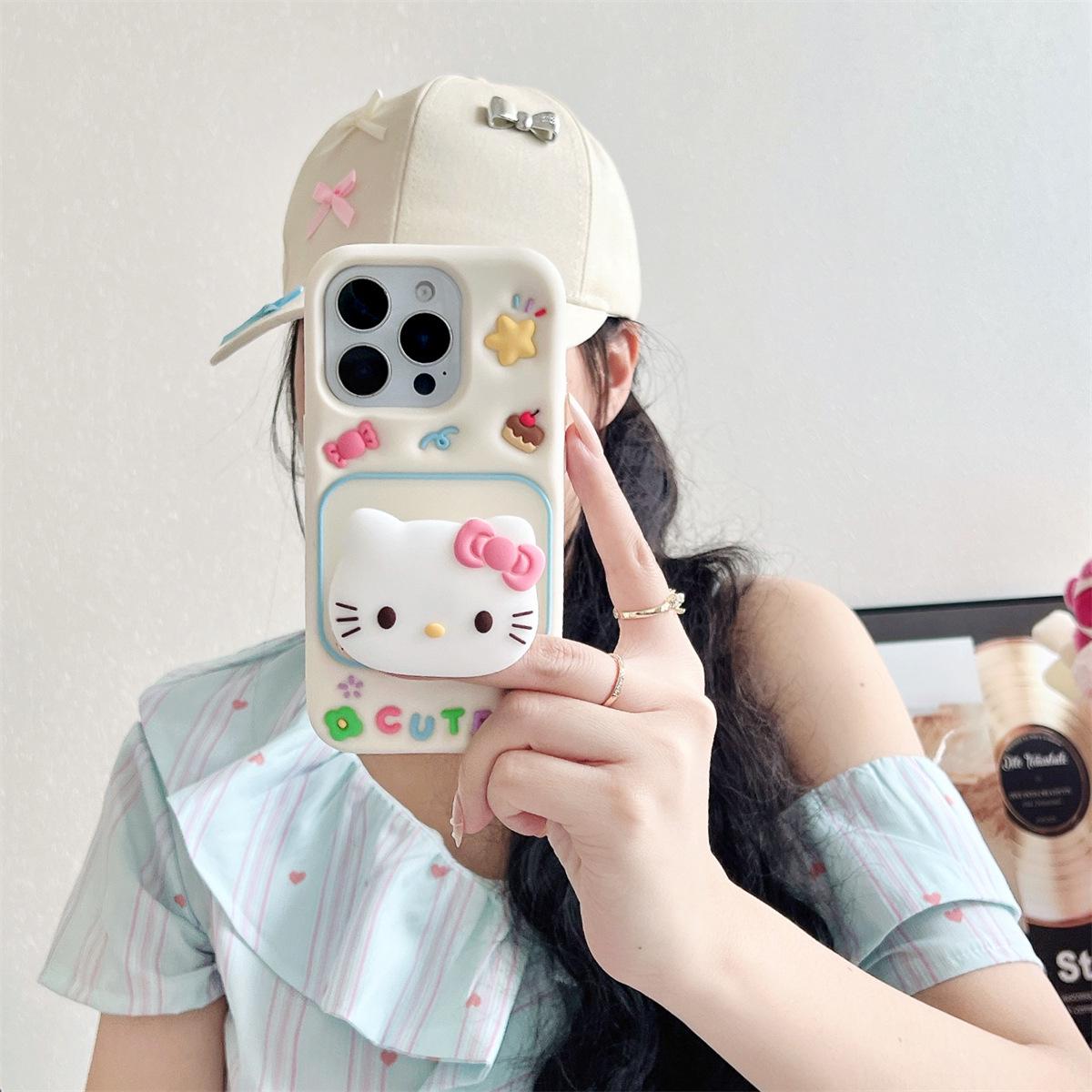 

Sanrio Cartoon Rotating Stand Case for iPhone 14/13/12, 17/16/15 PRO MAX iPhone 13 Pro