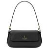 Kate Spade Madison Flap Letter Print Leather Shoulder Bag Small Women Shoulder Bag Black KK952-001