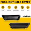 2Pcs Front Bumper Light Fog Hole Cover Waterproof For Toyota Camry 2007-2009 New