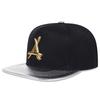 Metal Triangular Leather Brim Hip Hop Hat Men and Women Baseball Cap Fashionable Flat Top Caps Casual Hats