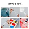3Pcs Water Storage Pen Transparent Nylon  Watercolor Paint Brush Stationery Art Supplies