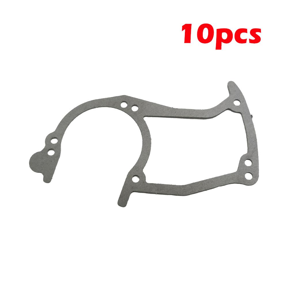 10pcs/lot Chainsaw Cylinder Gasket Carburetor Crankcase Muffler Gasket for 45 52 45cc 52cc 58cc 4500 5200 5800 Grass Trimmer