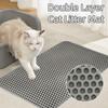EVA Cat Litter Mat Double Layer Litter Box Filter Pad New Pet Litter Box Pad  Pet Supplies