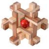 Beechwood Kongming Lock & Luban Puzzle Set for Kids - Wooden Mortise and Tenon Toy