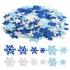 100-300Pcs Self-Adhesive Foam Snowflake Stickers for Christmas Party Winter Birthday Home Decoration DIY Window Decal Gift Craft