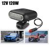 Electric Car Warm Fan 360 Degree Adjustable Windshield Demister Portable Car Heater  Car Tools