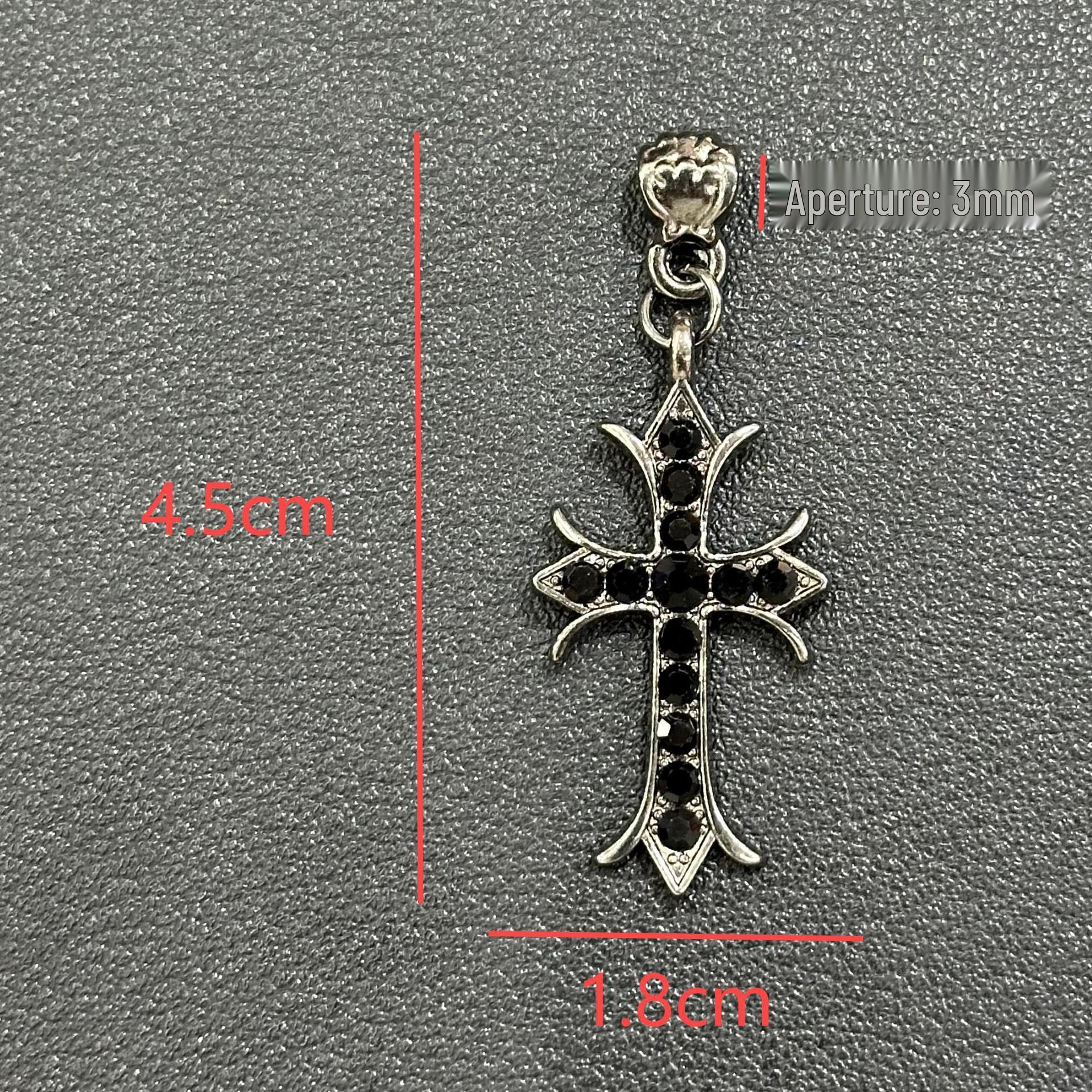 

Женский чокер из темного циркона с бусинами, двухслойный - Летний тренд, цепочка для ключицы