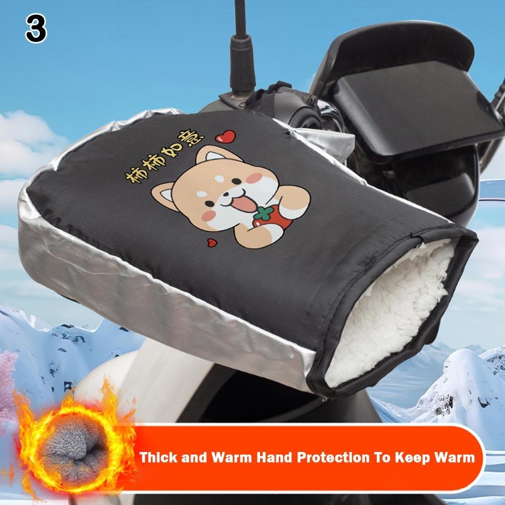New Warm Cycling Glove Comfortable Wind Waterproof Handlebar Mittens Bar Gloves Winter