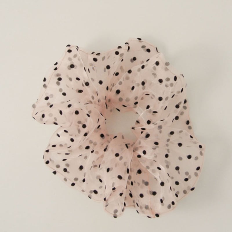 Objet213 Spring Dots Scrunchy