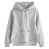 Retro Light Gray Low-income and Long-sleeved Hooded Sweater for Men and Women In Autumn and Winter