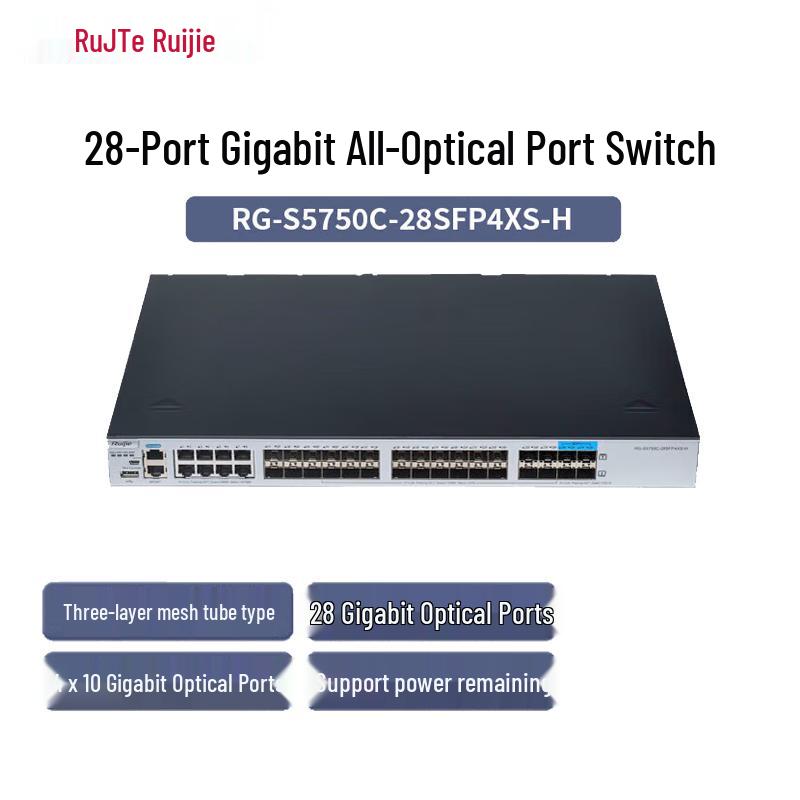 

Ruijie RG-S5750C Series Layer 3 Core All-Optical Managed Switch