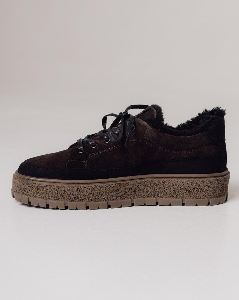 Buty zimowe Kadar 4324230 40 brązowe zamszowe wełniane