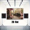 1 Piece 2D Background Cloth - Retro Parisian Romantic Theme Background Cloth, YZB