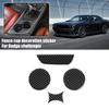 4x Inner Gear Water Cup Decor Sticker for Dodge Challenger 2015-23 Carbon Fiber
