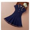 2018 Preppy Style: Simple & Fashionable Lapel Dress for Middle-Aged & Older Girls