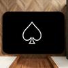 Game P-Poker Suit A-Ace Floor Mat Soft Flannel Entrance Door Mat Non Slip Absorbent Bathroom Bedroom Floor Rug