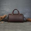 Large-capacity Boston Bag Genuine Leather Commuter Hand-held Pillow Bag Large Bag