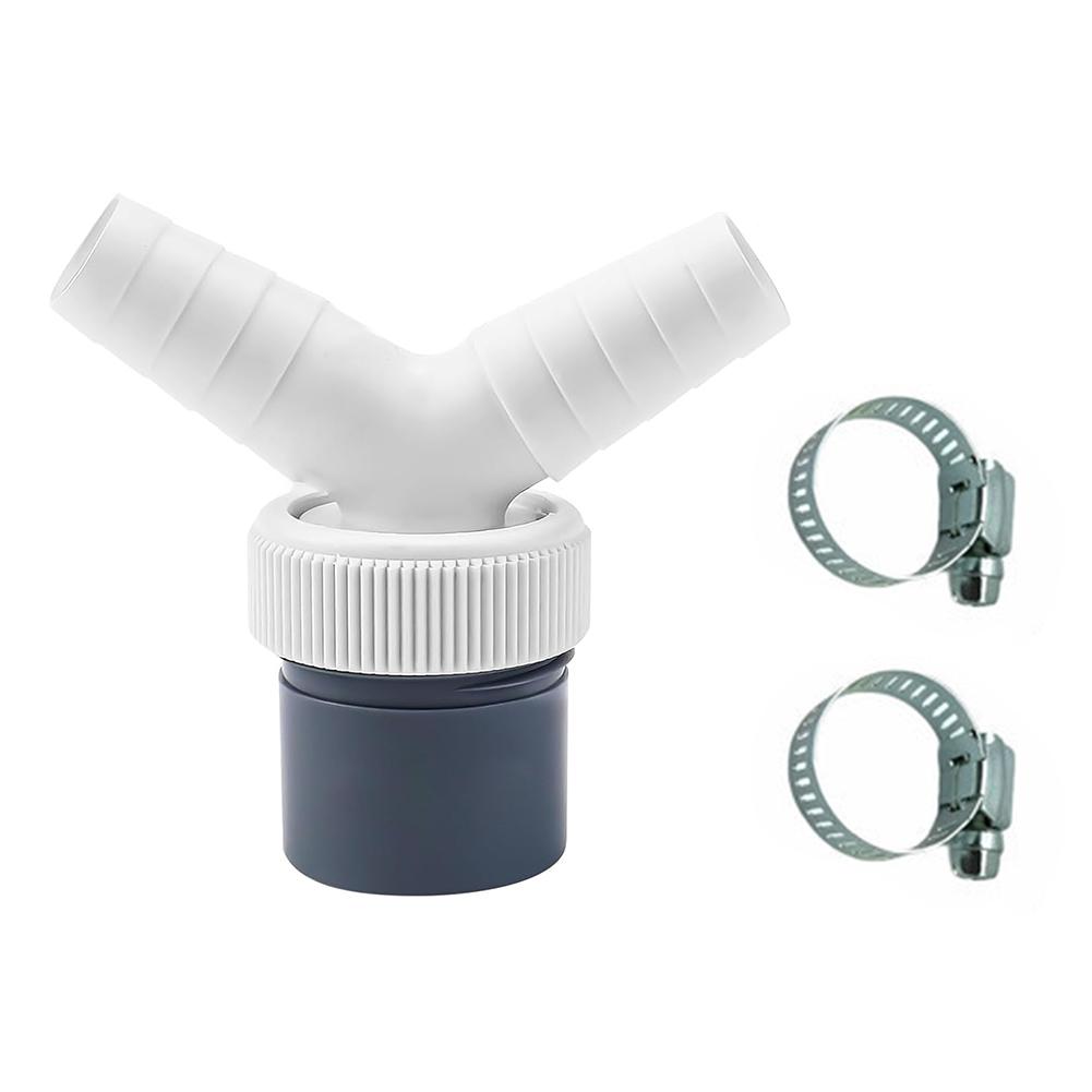 Double Connection Pipe Washing Machine Drain Connector