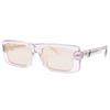 Vedi Vero Rectangular Unisex Sunglasses Vrca01 Tpk 53