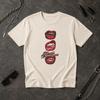 Kiss with Damage Lips Shirt and Kids Tshirt Vintage Retro Graphic Tee T-Shirt and Kids Tshirt Funny Gift Y2K Grillz Baddie Women