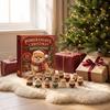 Interactive Holiday Games 2026 Dog Christmas Advent Calendar, 24-Day Acrylic Ornament Set with Mini Puppy Seasonal Party Supplies Figures,